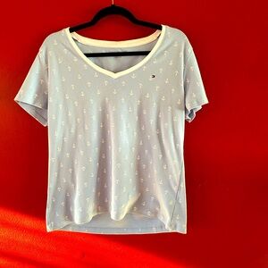 Tommy Hilfiger Anchor Print V-neck